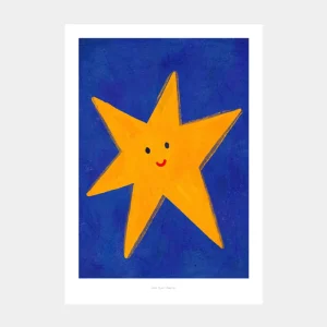 Carte A5 Yellow Star