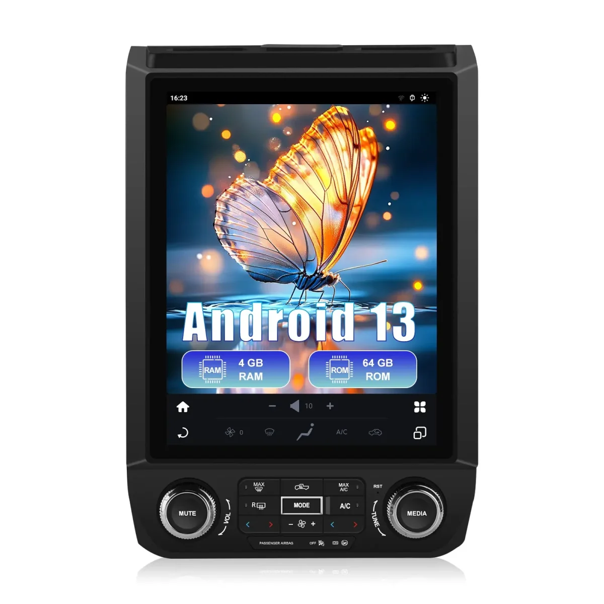 AWESAFE 12.1'' Android 13 Car Radio Stereo for Ford F150 2015-2021,Qualcomm 6125,4+64G,Wireless CarPlay & Android Auto