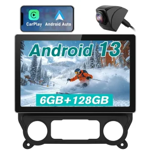 AWESAFE 13.1 inch [6G+128G] Car Radio Stereo for Chevy Silverado GMC Sierra 2014-2018 with GPS WiFi SWC Bluetooth Wireless CarPlay Android Auto