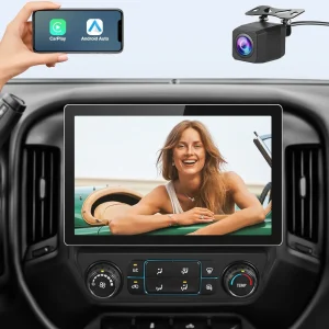 AWESAFE 13.1 inches Android 13 Car Radio Stereo for Chevy Silverado 2014-2018 & GMC Sierra 2014-2018 with Built-in Wireless CarPlay & Android Auto