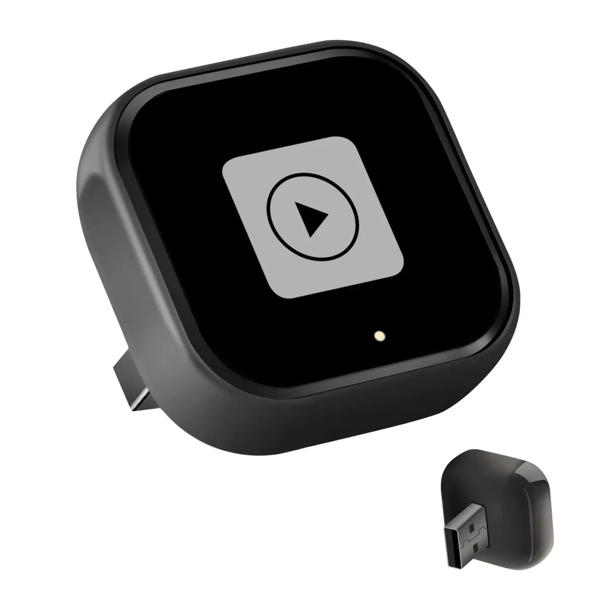 AWESAFE 2-in-1 Wireless CarPlay Adapter Support Apple CarPlay & Android Auto, Mini Bluetooth USB A & USB C Dongle Convert Wired to Wireless Compatible with iPhone & Android