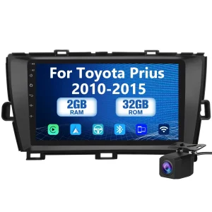 AWESAFE 2G+32G Car Stereo For Toyota Prius (2010-2015),9 Inch Touch Screen Upgrated Radio with Wireless Carplay& Android Auto,Backup Camera