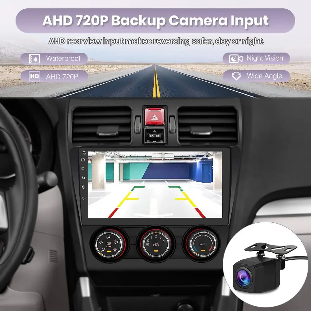 AWESAFE 4G+64G Android 13 Car Radio Stereo Subaru Forester WRX Impreza 2013 2014 2015 Suitable for Harman Kardon Systems 9" Touchscreen Head Unit with Carplay/Android Auto Bluetooth – Image 8