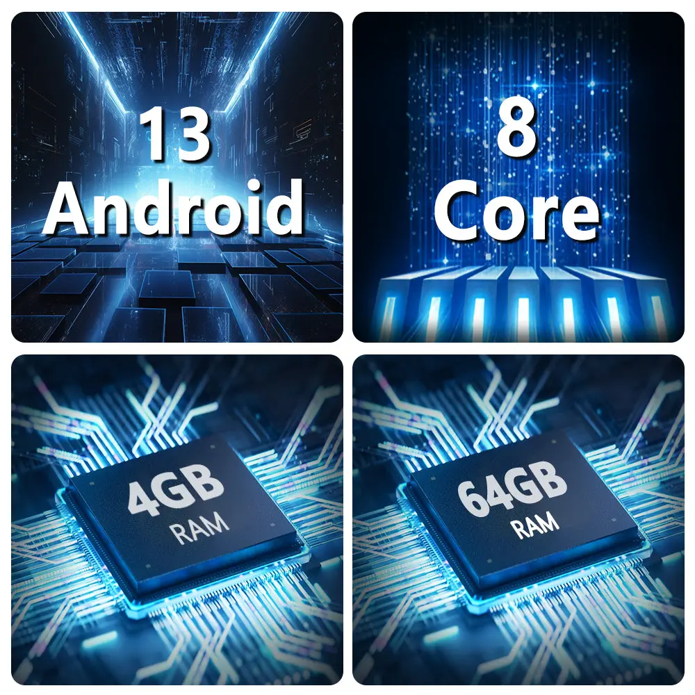 AWESAFE 4G+64G 8-core Car Stereo for Honda Accord 2003-2007, Touchscreen Car Radio with WiFi, GPS Navigation, and Bluetooth – Image 7