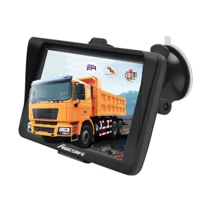 AWESAFE 7 Inch GPS Sat Nav for Cars HGV Motorhome with Postcodes Speed Camera Alerts POI Lane Assist Lifetime Maps