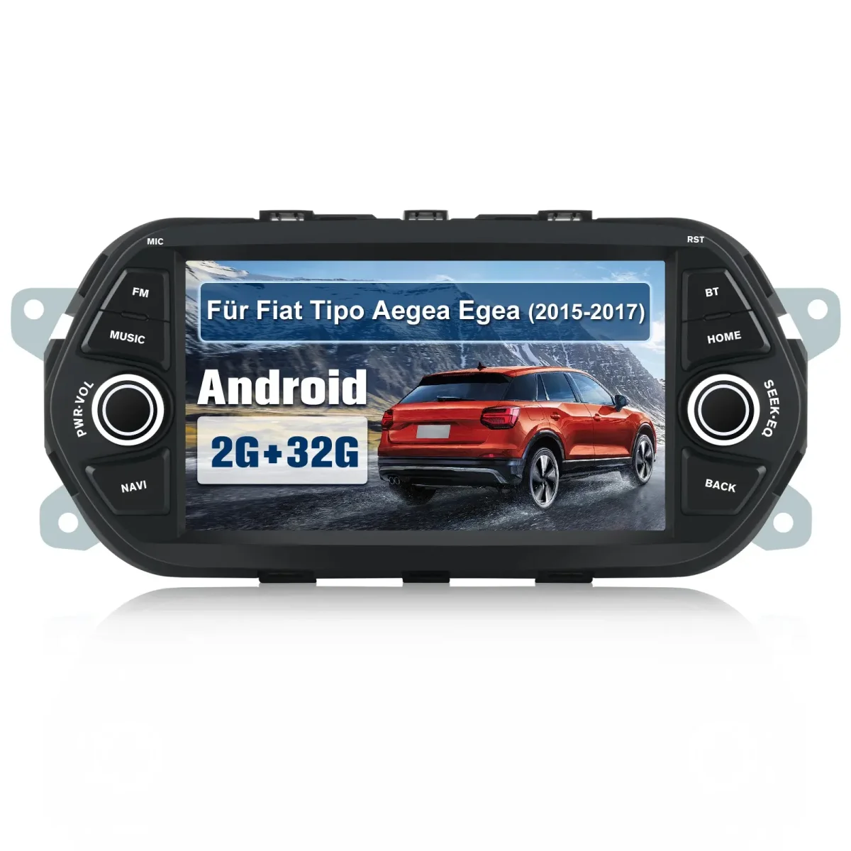 AWESAFE 7 Pollici Android 13 Autoradio per Fiat Tipo Aegea Egea (2015-2017) con CarPlay/Android Auto Touchscreen GPS Bluetooth WIFI FM RDS Comandi al Volante – Image 2