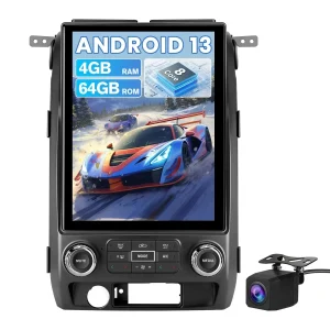 AWESAFE 8-Core 4GB+64GB Car Radio Stereo for Ford F150 2009-2012, Android 13 12.1 Inch T-StyleTouch Screen Stereo, Wireless Apple CarPlay & Android Auto, GPS, WiFi, Bluetooth, DSP, Backup Camera