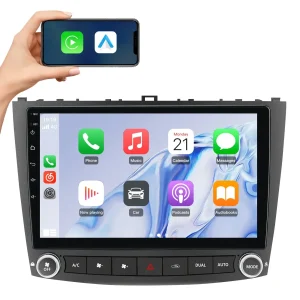 AWESAFE 9 Inch Car Radio for Lexus IS250 IS300 IS200 IS220 IS350 2005-2012 with CarPlay & Android Auto Bluetooth SWC GPS Navigation