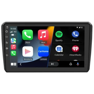 AWESAFE 9 Pollici Android Autoradio con CarPlay Android Auto (2GB+32GB) per Audi A3 S3 RS3 8P 2006-2012 Car Stereo Radio con Funzione Bluetooth MirrorLink Controllo del volante (Con cornice)