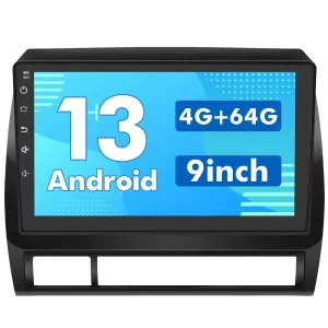 AWESAFE 9" Android 13 Car Radio Stereo 4G+64G Octa-Core Bluetooth DSP GPS FM, for Toyota Tacoma 2005-2015