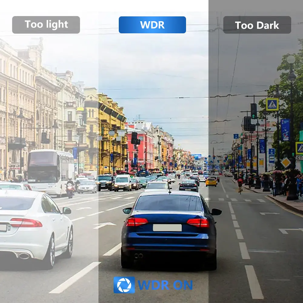 AWESAFE AHD 1080P Mini Dash Cam - WiFi Car Camera with Night Vision, 24H Parking Mode, WDR, Loop Recording, G-Sensor & App | Supports 64GB | Black – Image 8