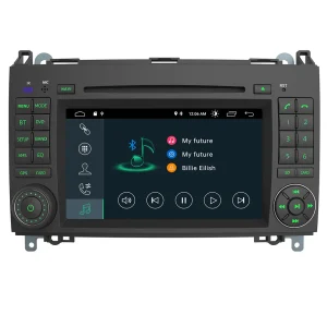 AWESAFE Android 12 Autoradio für Mercedes-Benz Sprinter/A-Klase/Vito/W639, unterstützt DAB+ WLAN CD DVD Bluetooth MirrorLink 2 Din 7 Zoll Bildschirm