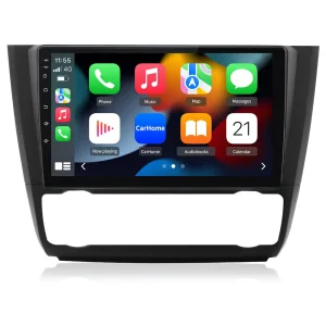 AWESAFE 9 Zoll Autoradio Android 13 für BMW 1er E81/E82/E87/E88 2004-2011 mit Carplay/Android Auto Navi Bluetooth WiFi FM RDS Radio
