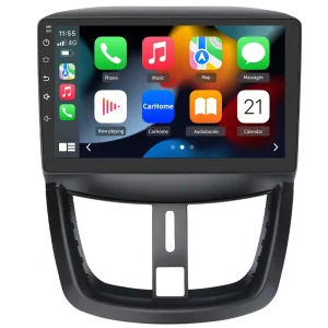 AWESAFE Autoradio Android 13 pour Peugeot 207 2006-2015 [2G+32G] Carplay sans Fil et Android Auto,Écran Tactile 9" HD Mirrorlink WiFi Bluetooth DSP FM AM RDS USB Commande au Volant