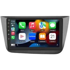 AWESAFE [2GB+32GB]9 Pulgadas Android Radio Coche para Seat Altea XL 2004-2015,Toledo 2004-2009 con Carplay/Android Auto,con WiFi/GPS//RDS/DSP/24Temas, Apoyo Mandos Volante