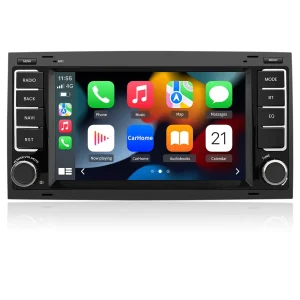 AWESAFE Autoradio für VW Touareg Transporter T5 Multivan, Android 13 System, 7 Zoll Touchscreen, 2+32G, Unterstützt Navigation Carplay Android Auto Bluetooth WiFi