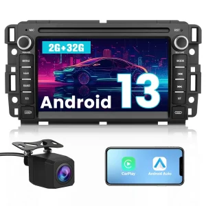 AWESAFE Car Stereo for Chevrolet Chevy Silverado/GMC Sierra Yukon Tahoe/Buick GMC Sierra with Built-in Wireless CarPlay & Android Auto,Bluetooth,GPS,DSP,FM,7 Inch,2G+32G/64G