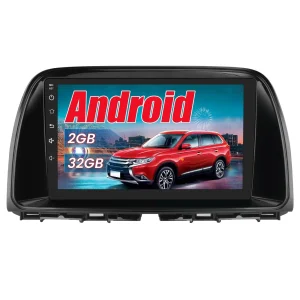 AWESAFE Android 13 Auto Radio Stereo mit 9-Zoll-Touchscreen & 2G+32G - Split-Screen Funktion, Bluetooth/RDS/CarPlay/Android Auto - Für Mazda CX-5 2013-2016