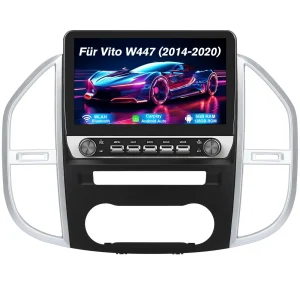 AWESAFE Android 13 Autoradio 10-Zoll Touchscreen 8-Kern 8+128GB für Mercedes-Benz Vito W447 (Baujahr 2014-2020) mit Bluetooth, DSP, CarPlay & Android Auto