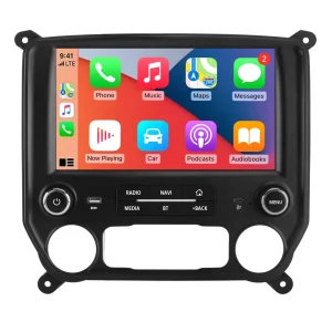 AWESAFE 10 Inch Android 13 Car Radio Stereo for Chevrolet Silverado GMC Sierra 2014-2018 with Built-in Wireless CarPlay & Android Auto DSP WiFi SWC Type-C Fast Charging-2GB+64GB