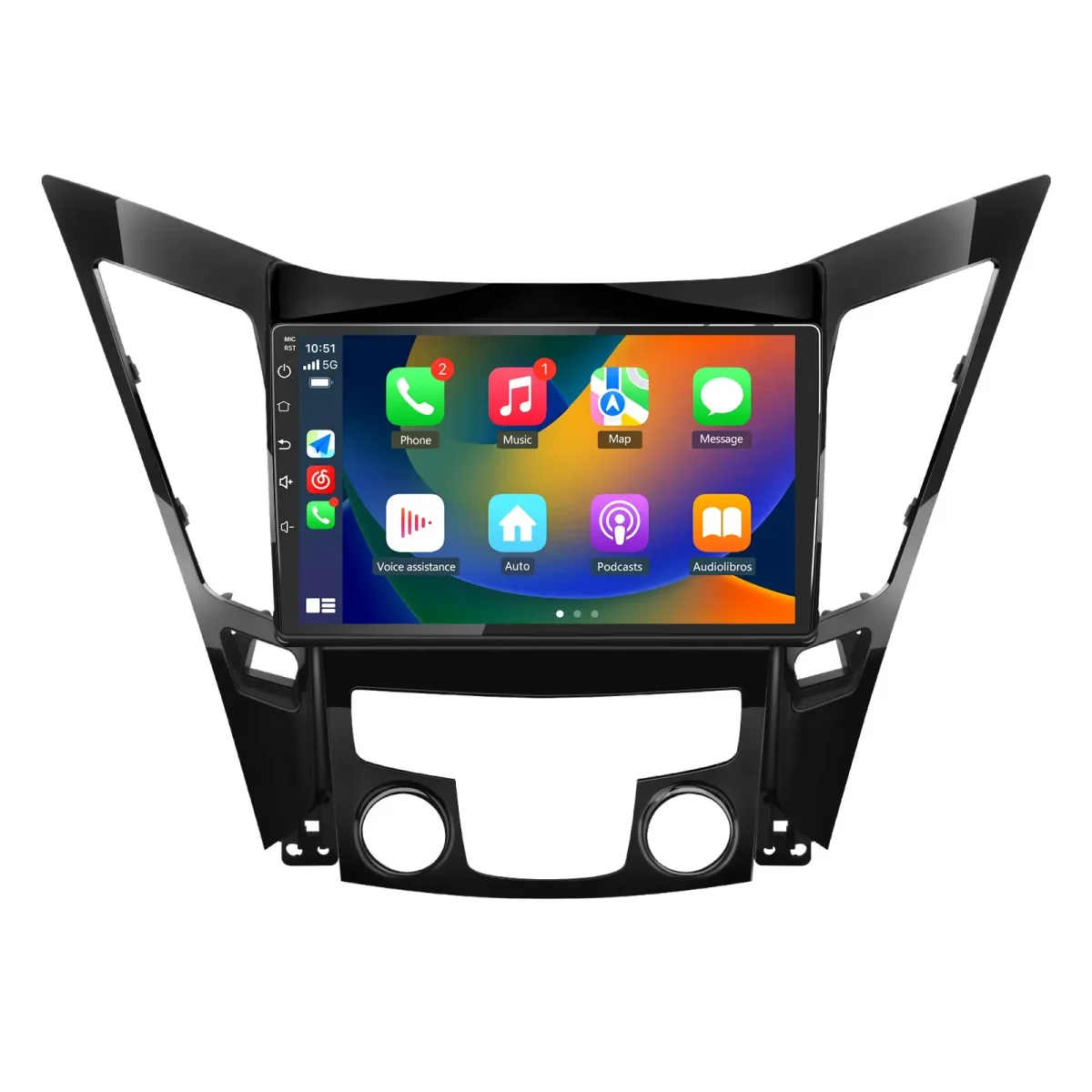 AWESAFE 2+64G Android 13 Car Radio Stereo for Hyundai Sonata 2011-2015 with Built-in Wireless Apple CarPlay & Android Auto – Image 2