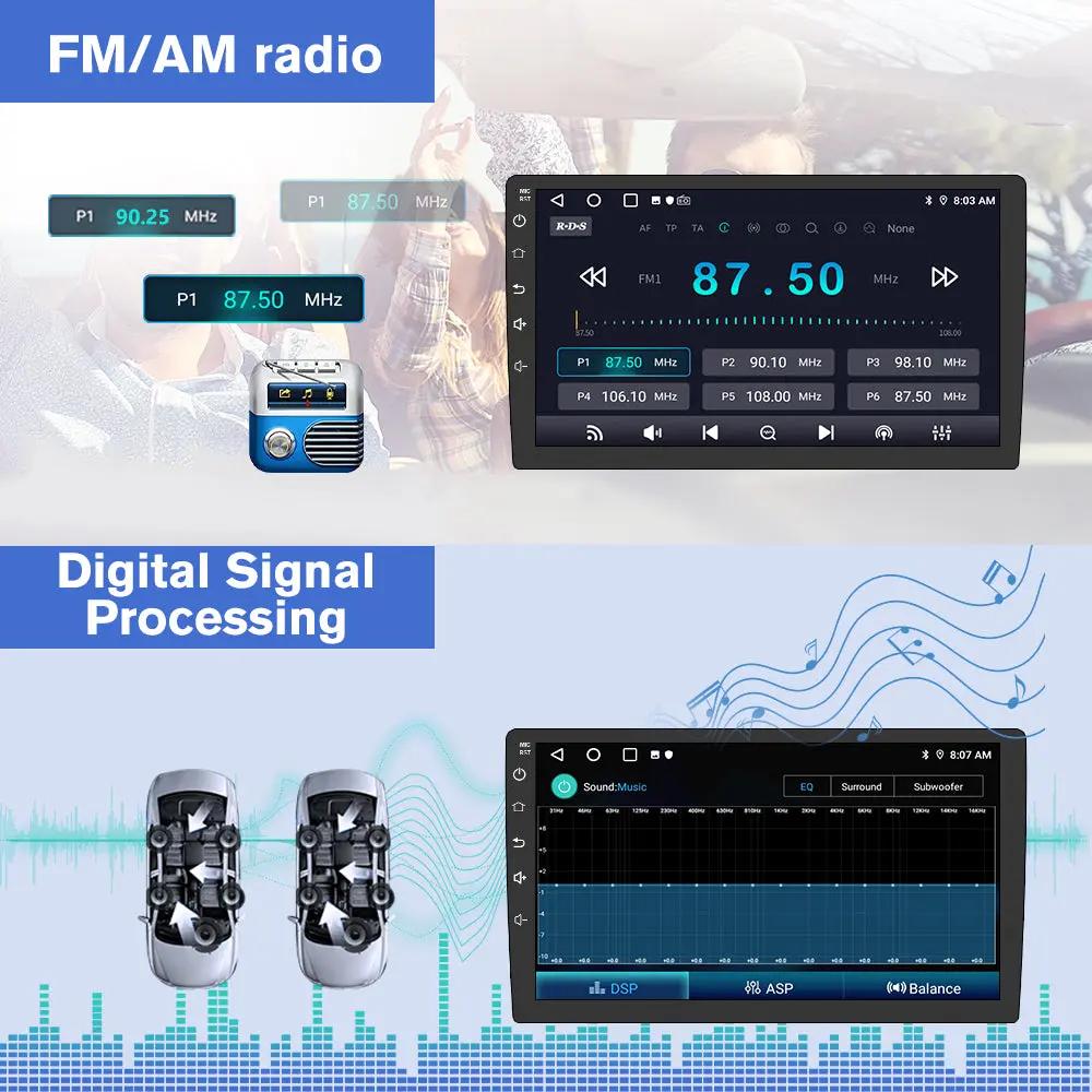 AWESAFE (2G+32/64G) Car Stereo Radio for Subaru Forester WRX Impreza 2013-2015,9 Inch Android 13 Head Unit with Wireless Apple CarPlay & Android Auto,BT,SWC – Image 5