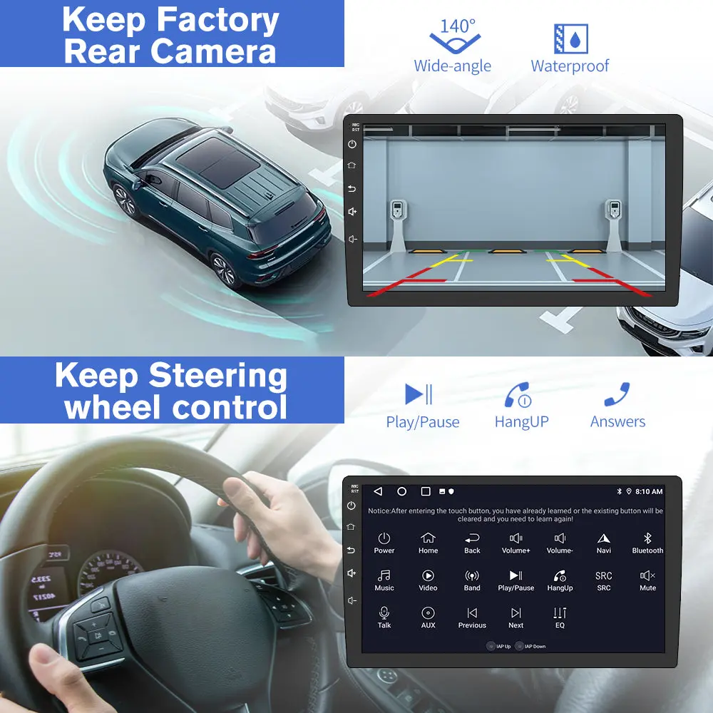 AWESAFE (2G+32/64G) Car Stereo Radio for Subaru Forester WRX Impreza 2013-2015,9 Inch Android 13 Head Unit with Wireless Apple CarPlay & Android Auto,BT,SWC – Image 6