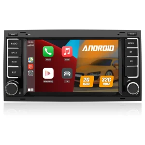 AWESAFE Android 13 [2GB+32GB] Radio Coche con Pantalla Táctil 7 Pulgadas para VW Touareg/Transporter T5 Multivan, Autoradio para Volkswagen con Carplay/Android Auto Inalámbrico/Bluetooth/GPS,etc.