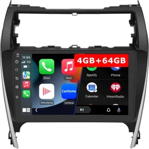 AWESAFE Android 13 [4GB+64GB] Car Radio Compatible for Toyota Camry 2012 2013 2014, 10 Inch Touch Screen with GPS/FM/WiFi/USB/SWC Wireless CarPlay Android Auto