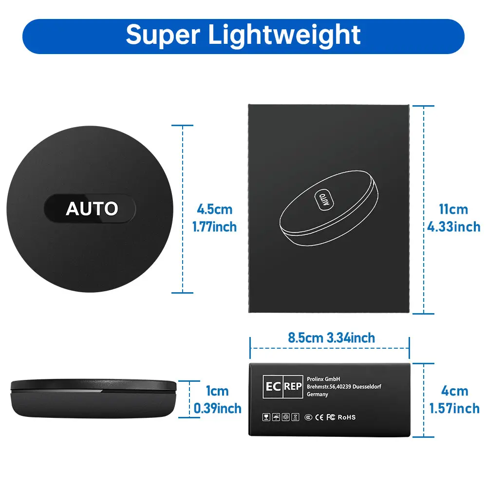 AWESAFE Android Auto Wireless Adapter, Upgrade Android Auto Wireless Dongle Required for Factory Wired Android Auto Cars and Android Phones – Image 8