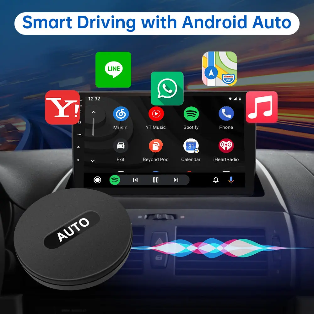 AWESAFE Android Auto Wireless Adapter, Upgrade Android Auto Wireless Dongle Required for Factory Wired Android Auto Cars and Android Phones – Image 9
