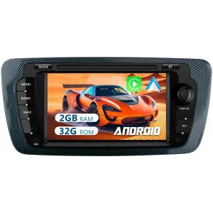 AWESAFE Android 13 Autoradio für Für Seat ibiza Baujahr 2009-2013 mit CarPlay&Android Auto GPS Navi Lenkradsteuerung DSP FM-Radio Bluetooth WiFi