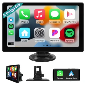 AWESAFE Android Car Stereo Para Renault  Sistema Actualización de Radio de Pantalla Táctil con Carplay Inalámbrico Android Auto, Soporte Bluetooth WiFi Navegación GPS