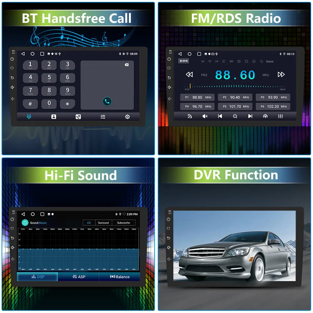 AWESAFE Car Stereo for BMW X3 E83 2004 2005 2006 2007 2008 2009 2010 2011 2012,Android 13 Upgrade 9 Inch Touch Screen Radio with Wireless Carplay Android Auto, Support Bluetooth WiFi GPS Navigation – Image 7