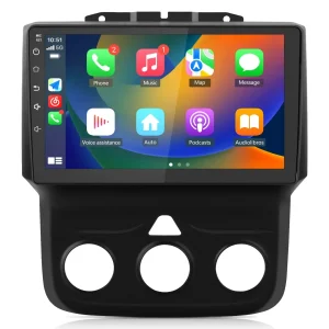 AWESAFE 2+64G Android 13 Car Stereo for Dodge RAM 1500 2500 3500 2013 2014 2015 2016 2017 2018, Android Touch Screen Radio Replacement with Wireless CarPlay Android Auto -  (Only fit Manual AC)