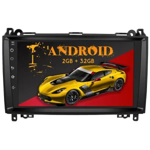 AWESAFE 9 Pulgadas Android Radio Coche 2GB+32GB para Mercedes-Benz, Autoradio para Clase A W169/Clase B W245/Clase V W639/Vito/Viano/W906/Sprinter 2500/3000
