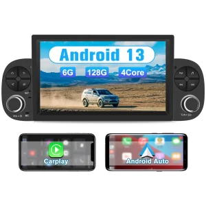 AWESAFE 7 Pollici Autoradio Android 13 per Fiat Panda 2013-2021 con GPS/Bluetooth CarPlay e Android Auto