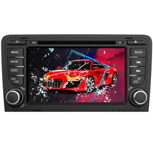AWESAFE Autoradio con Schermo Touchscreen HD 7 Pollici Per Audi A3 S3 RS3 2006-2012,- GPS/Bluetooth/MirrorLink/RDS/DDR