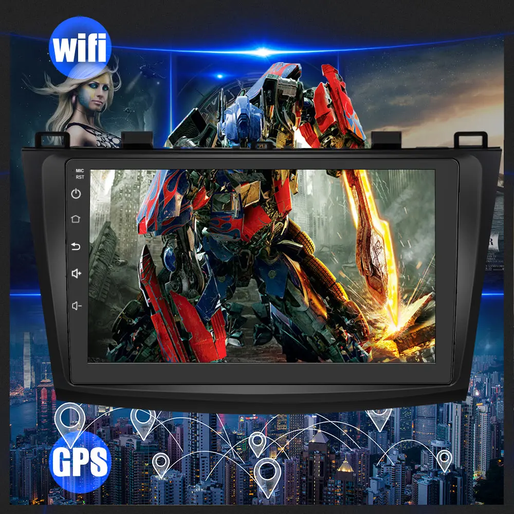 AWESAFE Android 13 Autoradio für Mazda 3 2009-2013, mit GPS Navigation Carplay& Android Auto unterstützt Bluetooth FM Radio DAB+ WiFi – Image 4