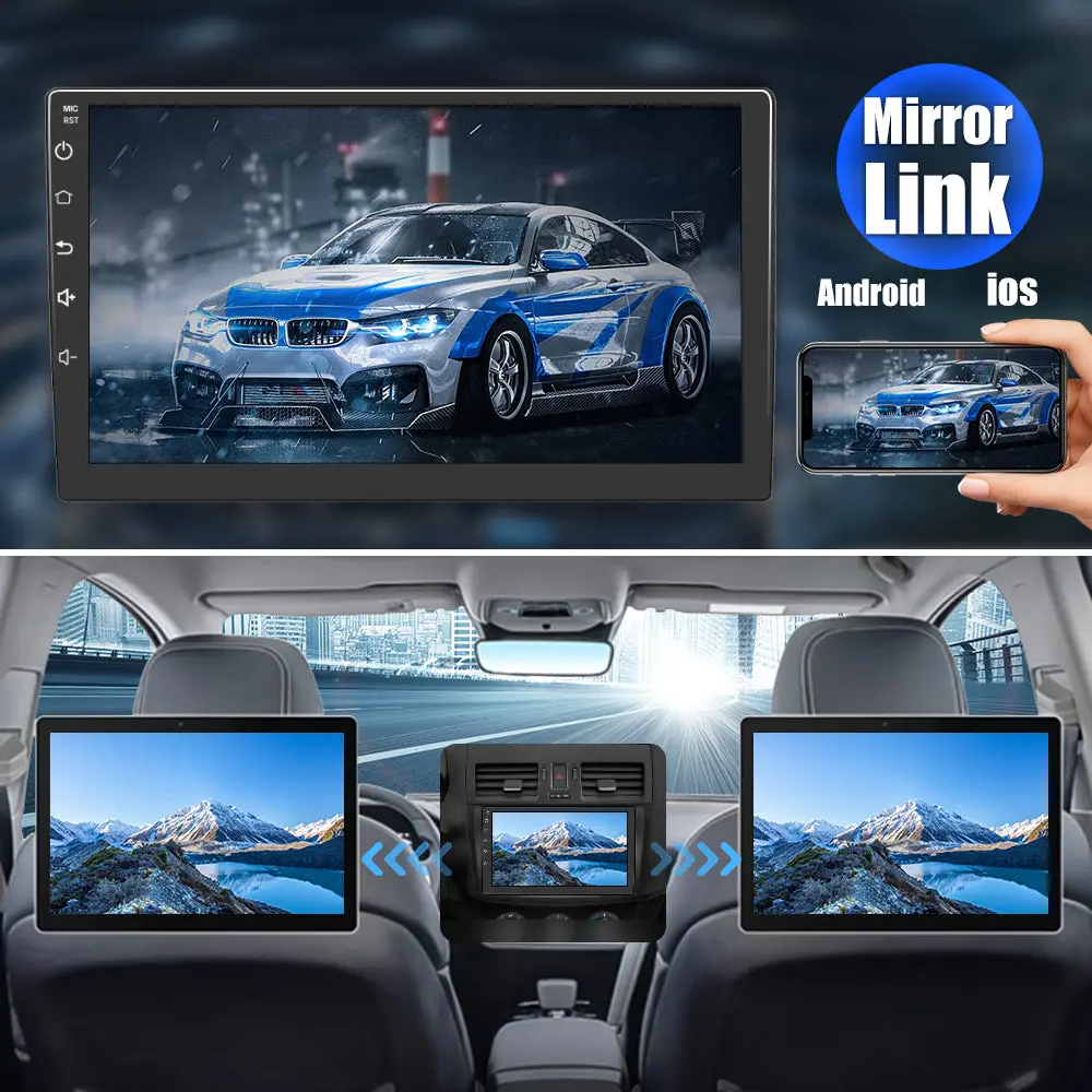 AWESAFE Android 13 Autoradio für Mazda 3 2009-2013, mit GPS Navigation Carplay& Android Auto unterstützt Bluetooth FM Radio DAB+ WiFi – Image 6