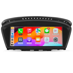 AWESAFE 8,9" Autoradio 2+64GB Android 13 pour BMW Série 5 et 3 avec Bluetooth, DSP, sans fil Android Auto & CarPlay