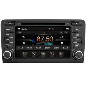 AWESAFE Autoradio mit Navi für Audi A3 S3 RS3 Unterstützt DAB+ CD DVD SD USB Bluetooth MirrorLink Lenkradsteuerung Doppel Din RDS Radio