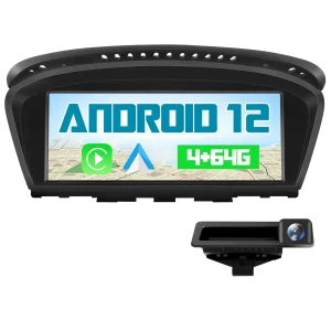 AWESAFE Car Radio Stereo Android 13 for BMW 3 5 Series E60 E90 E93 8.8inch Screen 2009-2012 CIC System