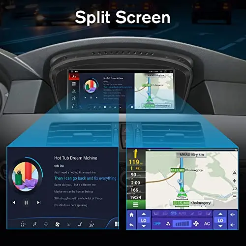 AWESAFE Car Radio Stereo Android for BMW 3 5 Series E60 E90 E93 8.8inch Screen Upgrade with Carplay Andriod Auto 2009-2012 CIC System – Image 7
