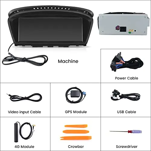 AWESAFE Car Radio Stereo Android for BMW 3 5 Series E60 E90 E93 8.8inch Screen Upgrade with Carplay Andriod Auto 2009-2012 CIC System – Image 8