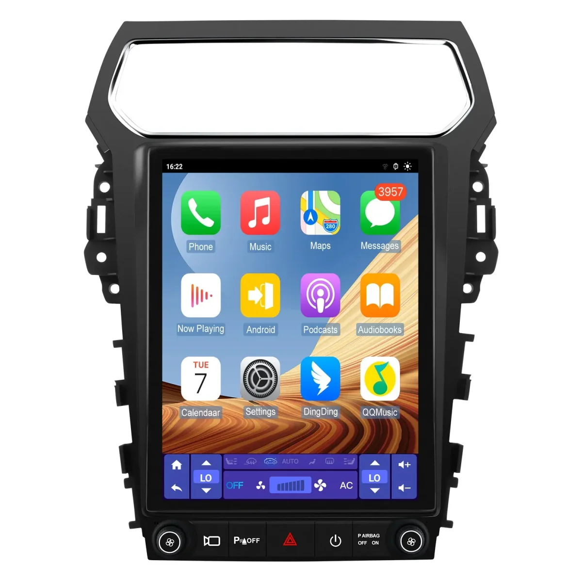 AWESAFE Car Radio Stereo for Ford Explorer 2011-2019,9.7 inch Touchscreen 4G+64G Radio with Wireless CarPlay & Android,GPS,SWC,DSP,WIFI,4G – Image 2