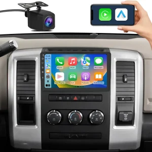 AWESAFE 4G+64G 8 Core Car Radio for Jeep Wrangler(2007-2016) with Built in Wireless Carplay Andriod Auto,10 Inch Touch Screen,Backup Camera