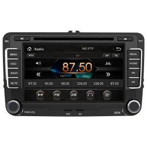 AWESAFE 2DIN Autoradio 7 Zoll Touchscreen für VW Golf 5 Golf 6, mit Mirrorlink/SD/USB/CD/DVD/Bluetooth/GPS Navigation