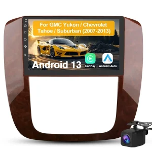 AWESAFE For GMG Yukon / Chevrolet Tahoe/Suburban (2007-2013) Car Radio,Support Wireless Carplay & Android Auto,Mirror Link,with 4GRAM+64GROM,Bluetooth,GPS,FM,RDS