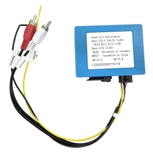 AWESAFE Glasfaser Decoder Box für Mercedes Benz Autoradio für E Klasse W211 CLS W219
